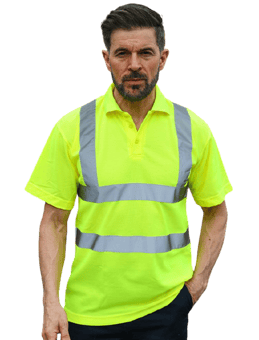 Picture of Korntex Yellow Hi Vis Polo Shirt - AP-KXPOLOYE