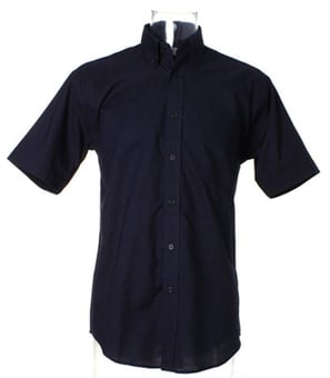 picture of Kustom Kit Short Men's Sleeved Shirt - French Navy Blue - BT-KK350-NAV