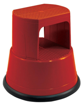 picture of Slingsby - Step Stool Plastic - Red - Anti-slip - [VK-1170964]