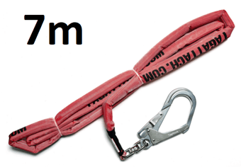 picture of TAGATTACH 50mm Grip Rope Tag Line c/w Steel Snap Hook 7mtr - [TAG-50GR7-SSH]