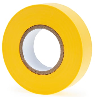 picture of Ultratape Yellow Electrical PVC Tape - 19mm x 20m - [ULT-00351920YE]