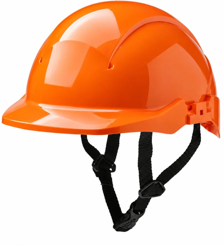 Centurion Concept SecurePlus Orange Safety Helmet - Unvented - Slip Ratchet - Reduced Peak - [CE-S08COL]
