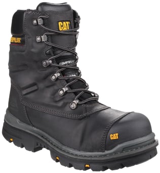 picture of Caterpillar Premier Black Safety S3 SRC - Boot with Side Zip - BR-7064