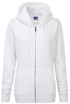 Picture of Russell Ladies' Authentic Zipped Hood - WHITE - BT-266F-WHT