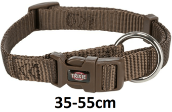 picture of Trixie Premium Dog Collar Hazelnut M-L 35-55cm/20mm - [CMW-TX201626]