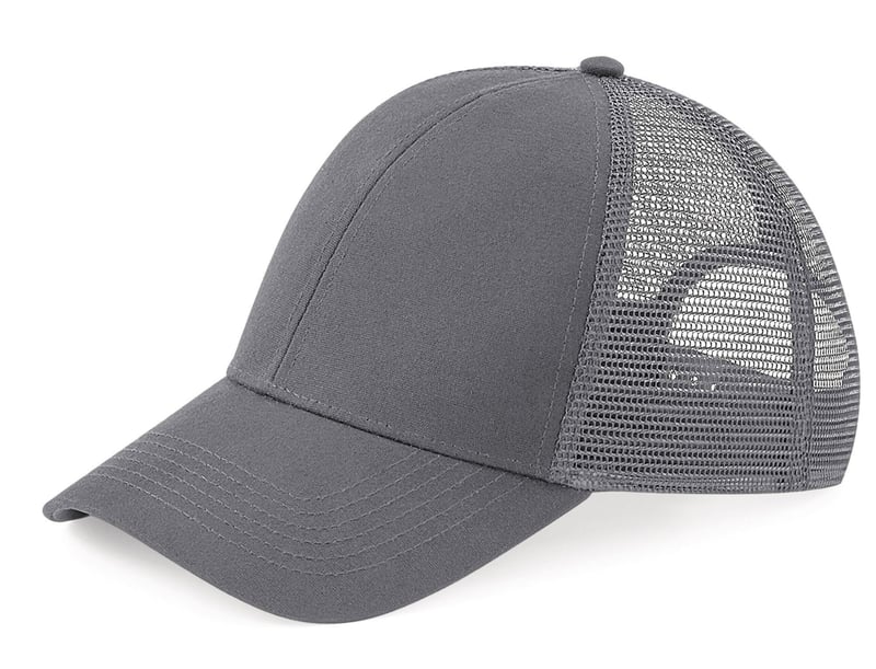 picture of Beechfield Organic Cotton Trucker Graphite - [BT-B60-GRA]