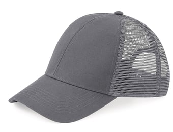 picture of Beechfield Organic Cotton Trucker Graphite Grey - [BT-B60-GRA]