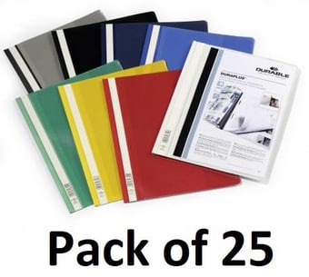 picture of Durable - DURAPLUS® Presentation Folder - Assorted - Pack of 25 - [DL-257900]