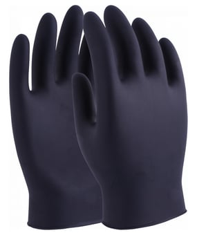 Picture of Hantex Nova-BLK Premium Black Nitrile Disposable Gloves - Box of 50 Pairs - UC-DG-NOVA-BLK