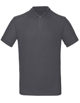 picture of B&C Men's Organic Inspire Polo - Dark Grey - BT-PM430-DGRY