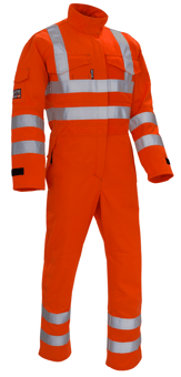 picture of ProGarm 4690 FR AS EA HV Orange Coverall  Regular Leg (31") - PG-4690 - (LP)