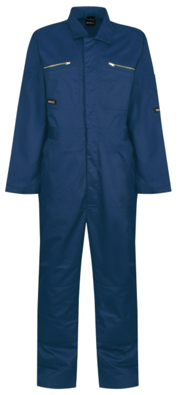 picture of Regatta Men's Pro Zip Coverall - Royal - Long Leg - BT-TRJ513L-ROY