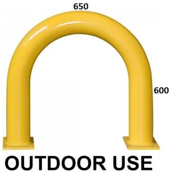 picture of BLACK BULL Protection Guard XL - Outdoor Use - (H)600 x (W)650mm - Yellow - [MV-195.22.231]