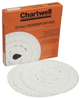 picture of Chartwell Tachograph Charts Pack of 100 - [EXC-CK801/1101GZ]