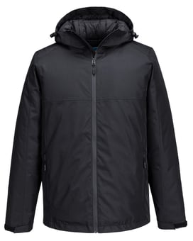 picture of Portwest S611 - Professional Winter Jacket - Black - PW-S611BKR