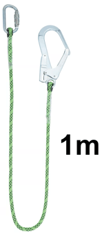 picture of Honeywell Kernmantle Single Restraint Lanyard - 1m + 1QT + 1GO65 - [HW-1032342]