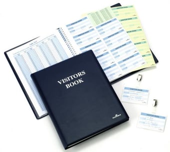 picture of Durable - Visitor Book with 300 60 x 90mm Badge Inserts - [DL-146500]