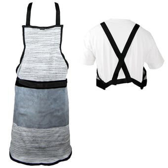 picture of Rostaing TABMASTER+ Apron With Cow Split Leather Reinforcement - CE TYPE 1 - [RSG-TABMASTER+]