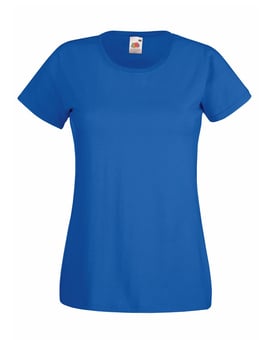 picture of Fruit Of The Loom Lady-Fit Royal Blue Valueweight T-Shirt - BT-61372-ROY