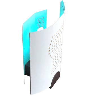 picture of Insect-a-clear Fly-Shield Solo 2 in White With a Shatter Resistant Lamp - [BP-FGS2SW]