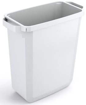 Picture of Durable - DURABIN 60 L Waste Bin - White - 600 x 282 x 590 mm - [DL-1800496010]