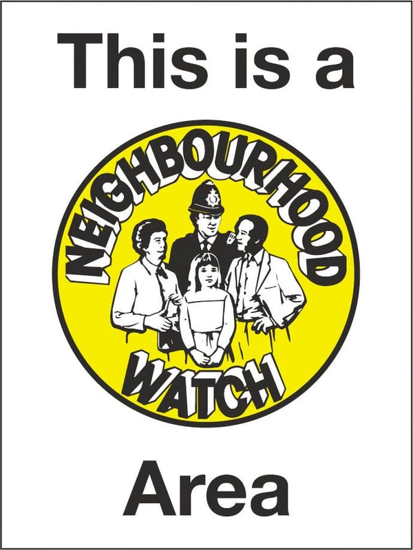 picture of Neighbourhood Watch Sign - 300 X 400Hmm - Duralite GRP - Single - [AS-TUF14-DG]