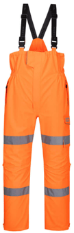picture of Portwest - S594 - Hi-Vis Extreme Bib & Brace - Orange - Polyester - 200g - PW-S594ORR