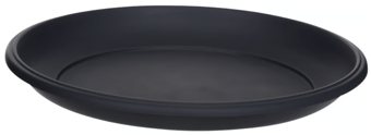 Picture of Whitefurze 38cm Milano Saucer - Gunmetal - Box Deal of 10 - [IH-WHFG01RS344]