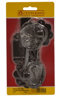 Picture of EXB Twisted Ring Gate Latch - 150mm (6") - Single - [CI-GI37P]