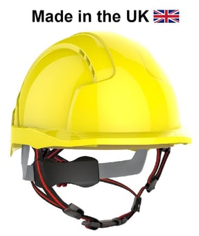 picture of JSP - EVOLite Skyworker Industrial Height Yellow Safety Helmet - [JS-AJS260-000-200]