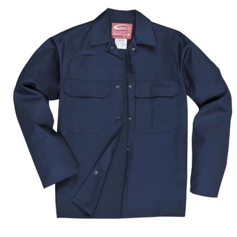 picture of Portwest - Bizweld Flame Resistant Navy Blue Jacket - PW-BIZ2NAR