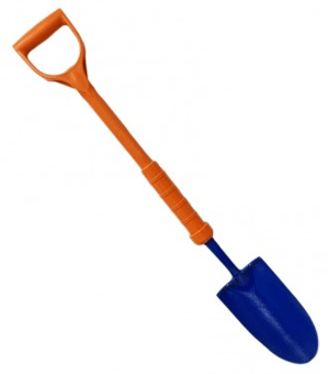 picture of Insulated Treaded Rabbit Shovel - BS8020:2011 - 5" Wide By 4.1/2" x 11 - [XS-FIBT05R]