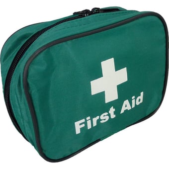 picture of First Aid Nylon Belt Pouch - Green - Empty Bag - SA-C927