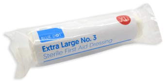 Picture of Blue Dot Extra-Large Flow Wrapped Dressing No3 - Pack of 10 - [CM-30FBDT03]