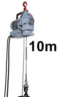picture of Tractel TR30 300kg 110volt Minifor Electric Wire Rope Hoist c/w 10mtr Rope - [TRC-102999-108749] - (LP)