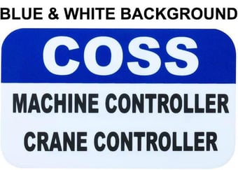 picture of COSS Machine Controller/Crane Controller Combination Insert Card for Professional Armbands - [IH-AB-CMC/CC] - (HP)