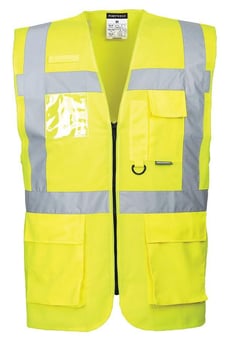 Picture of Portwest - CV76 - Social Distancing Executive Yellow Vest 2m - PW-CV76YER - (DISC-W)