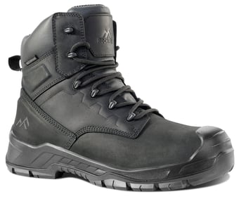 picture of Rock Fall RF740 Salem Black Waterproof Safety Boot - S7S CI HI HRO LG SC FO SR - RF-RF740
