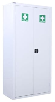 picture of QMP First Aid Cupboard - 3 Shelves - 1800H x 900W x 460D mm - [QM-CF189046ZWXX] - (LP)