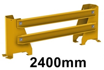 picture of BiGDUG Rack End Protector - 2400mm - Yellow - [BDU-ENEFP24]