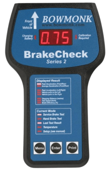 Picture of Bowmonk Brake Tester - BrakeCheck Series 2 MTS Connectable - DVSA Approved - [PSO-EBM5000]