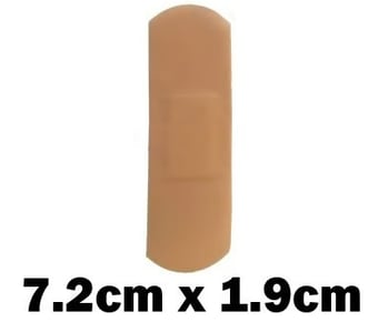 picture of Qualicare Washproof Plasters - 7.2cm x 1.9cm - Box of 100 - [SHB-QP7000]