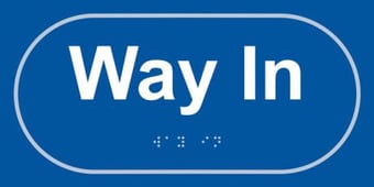 Picture of Way in - Taktyle (300 x 150mm) - SCXO-CI-TK0316WHBL