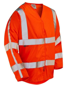 Picture of Sticklepath - Hi-Vis Orange LFS Anti-Static 3/4 Sleeve Waistcoat - LE-S18-O