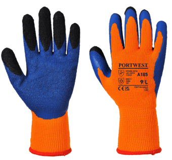 picture of Portwest A185 Duo-Therm Glove Orange/Blue - PW-A185O4R