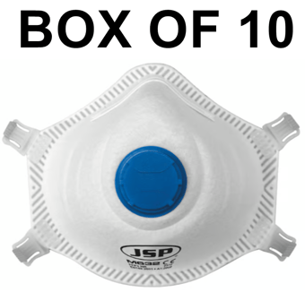 picture of JSP M632 FFP3 Moulded Disposable Mask - Box of 10 - [JS-BGZ130-000-A00]