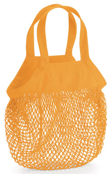 picture of Westford Mill Organic Cotton Mini Mesh Grocery Bag - Amber - [BT-W151-AMB]