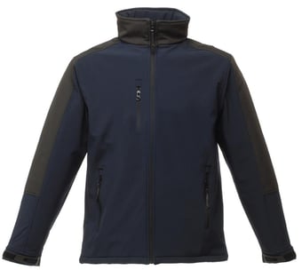 Picture of Regatta Professional TRA650 Hydroforce 3-Layer Membrane Softshell - Navy Blue/Black - BT-TRA650-NB