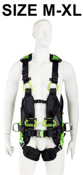 picture of G-Force XForce-Ultra Comfort Fall Arrest & Work Positioning Harness - M-XL - [GF-XF-P600]