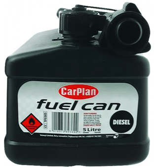 picture of CarPlan - Diesel Fuel Can - Black - 5 Litre - [CI-90660]